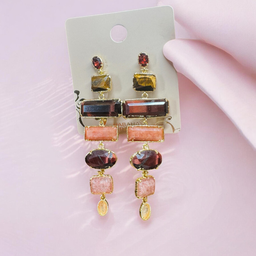 Boucles d’oreilles Pierre naturelle