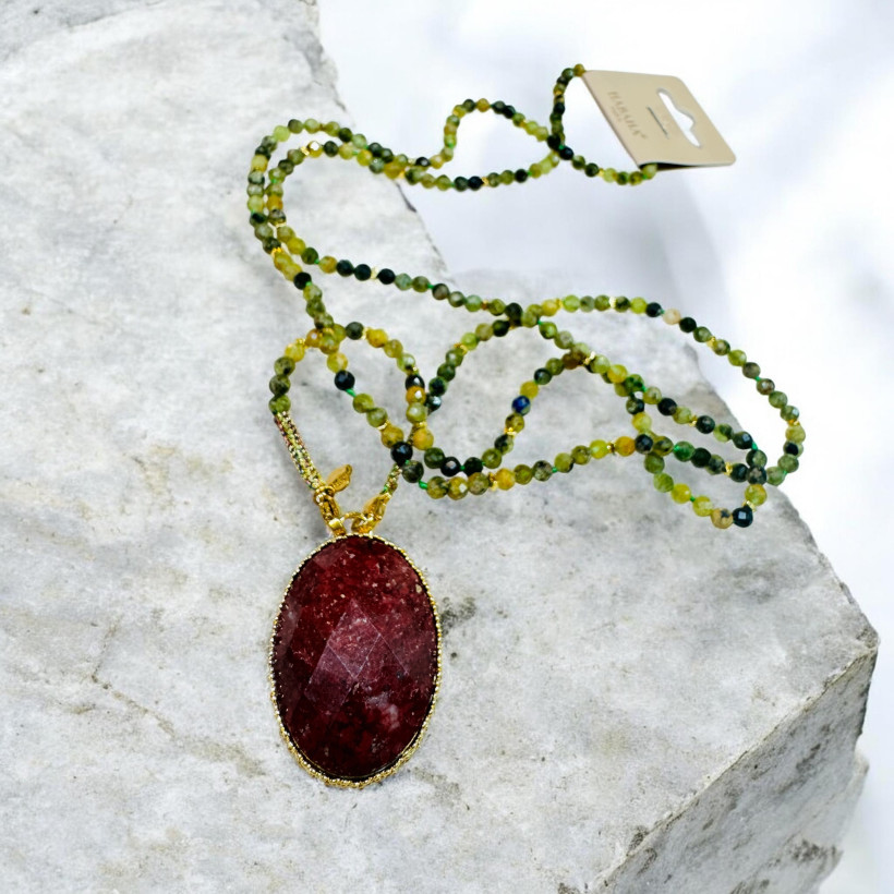Sautoir thulite