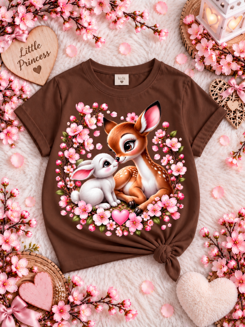 ZA T-shirt CZEKOLADA- Sarenka i zajączek