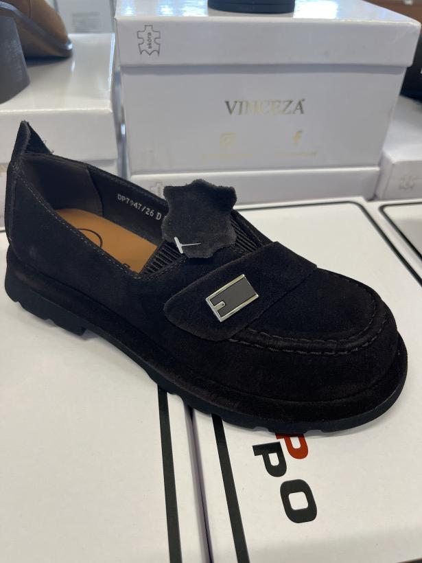 Filip 6 balerina szeroka skóra naturalna Filippo DP7947/26 D BR