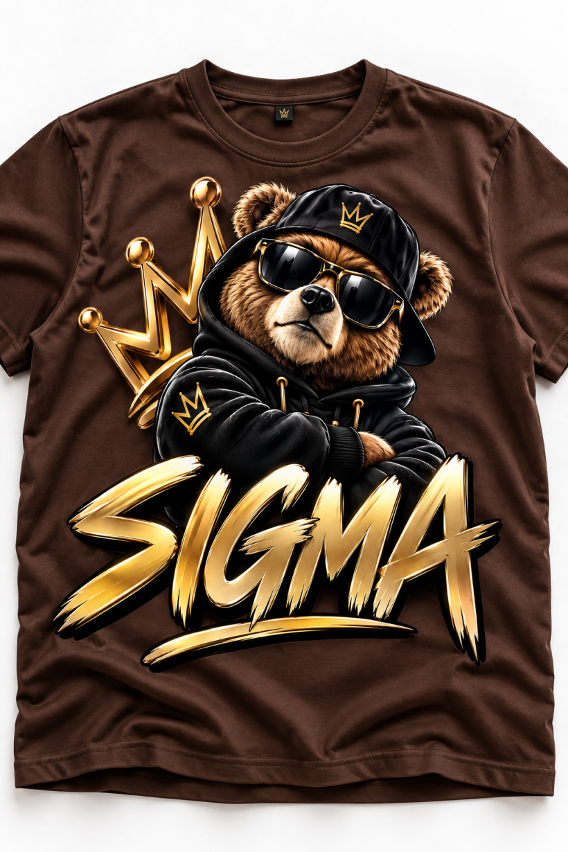 ZA T-shirt CZEKOLADA -  SIGMA miś