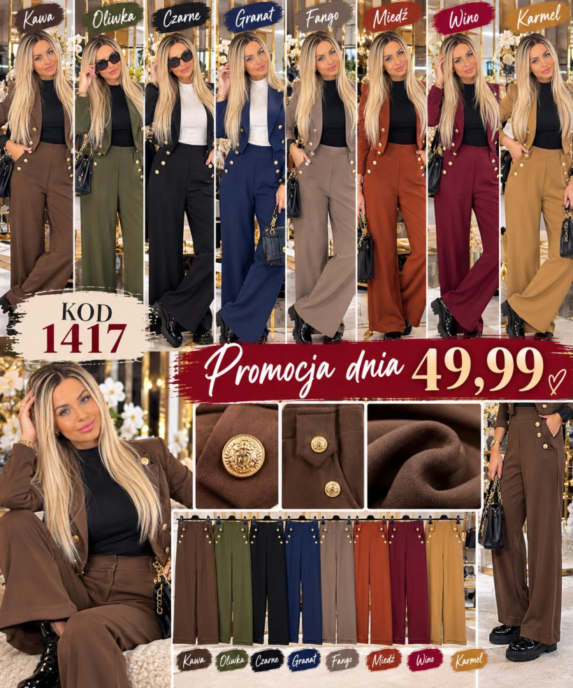 SPODNIE   LOPEZ   1417 GK10   %%%%%%%PROMOCJA DNIA  