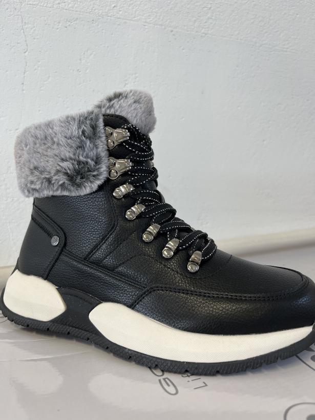 Goodin 3 traper adidas wysoki za kostkę ocieplany futerko GD-WL-80 black 