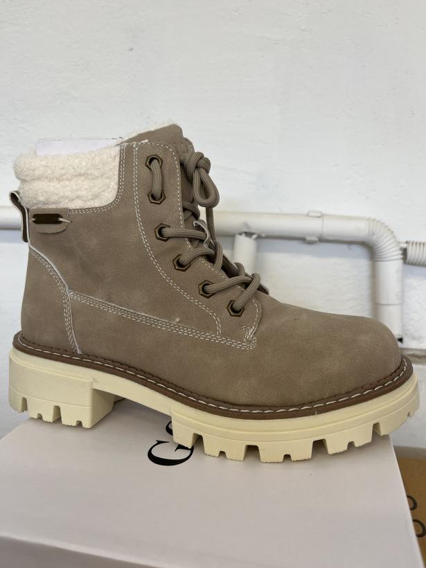 Goodin 6 traper beżowy z kożuszkiem Goodin GD-TL59 beige