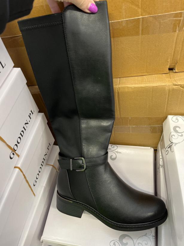 Goodin 24 kozak wysoki z gumą w cholewce HF330 black 