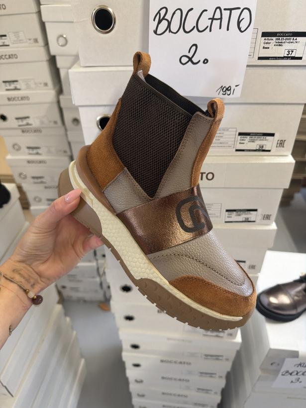 BOCCATO 2 rudy adidas za kostke skora z gumka 358.23-2053