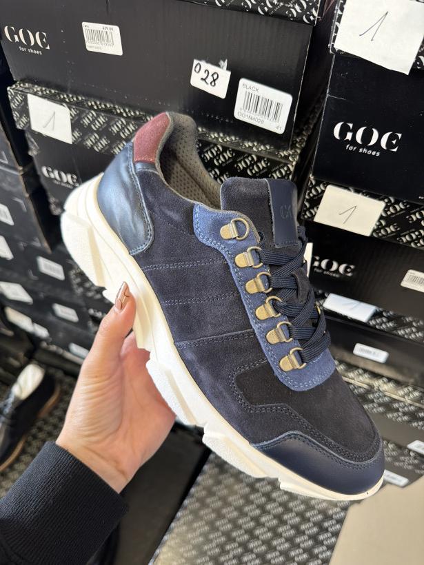 MĘSKIE 13 adidas skóra granatowy goe gg1n3097