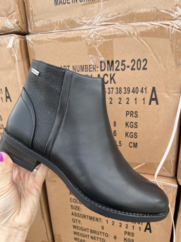 SABAT 13 botek czarny pu DM25-202 black