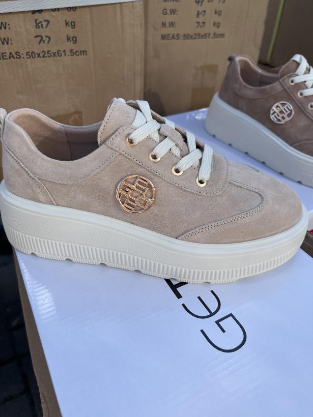 Gel 23 adidas platforma jasny beż M-026 beige 