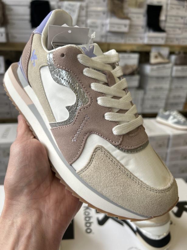 KOBBO 3 adidas sportowy beżowy różowy skora multikolor kobbo 100100 be
