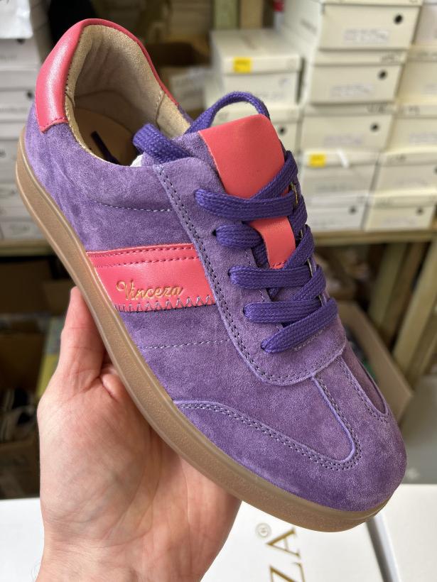 HURT 5-Vinceza fioletowy adidas z rożem 79576 VI SKÓRA