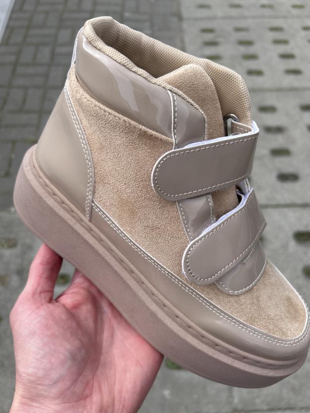 SS 18- Seastar ciemnobeżowy but na rzepy BL557P KHAKI
