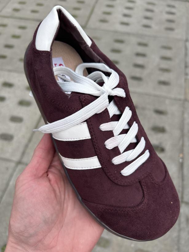 SS 20- Seastar szeroki trampek sznurowany JH577P WINE