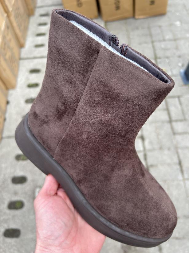 SIWEK 1- SIWIECKI czekoladowy zamszowy botek JJ96P BROWN