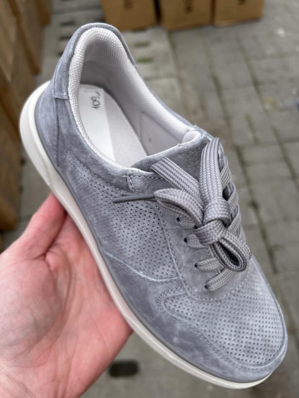 ENPLUS 13- szary zamszowy adidas dziurkowany FL987-2 GREY