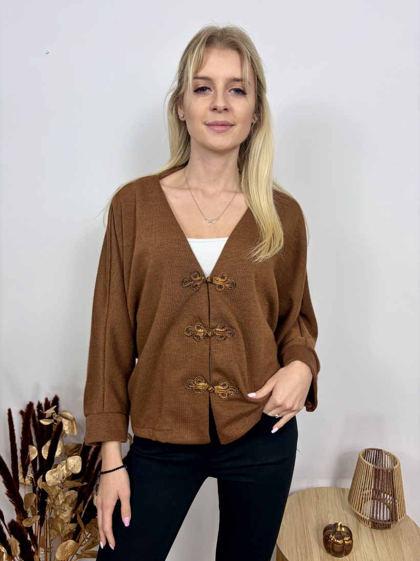 Sweter 1131 narzutka nietoperz