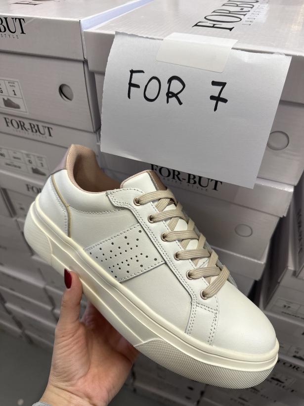 FOR 7 adidas beżowy skóra for-but 24ac729-w white