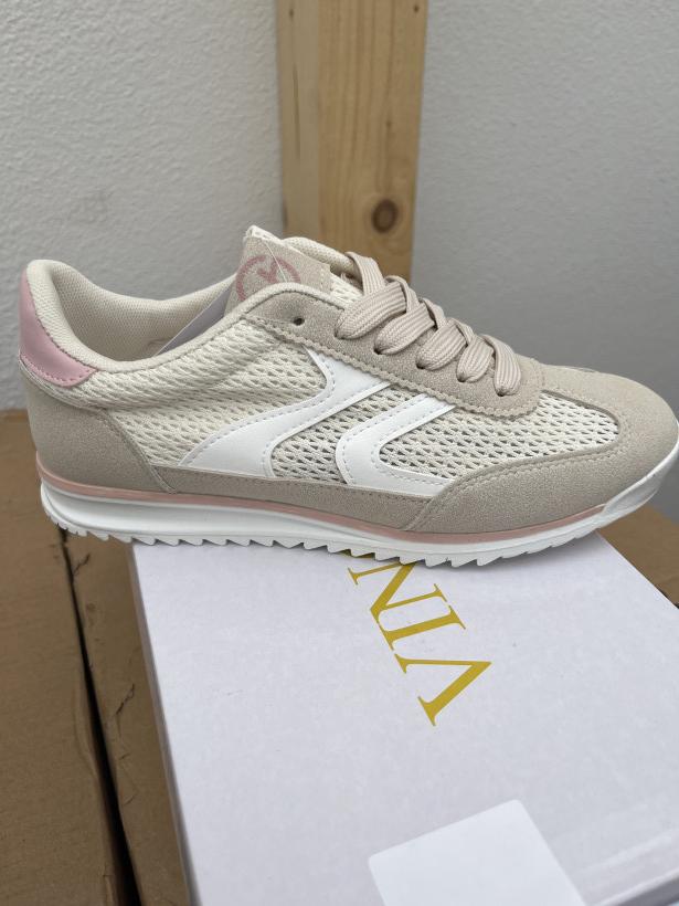 Hurt 12 adidas beżowo różowy z siatką 11675 BE beżowy