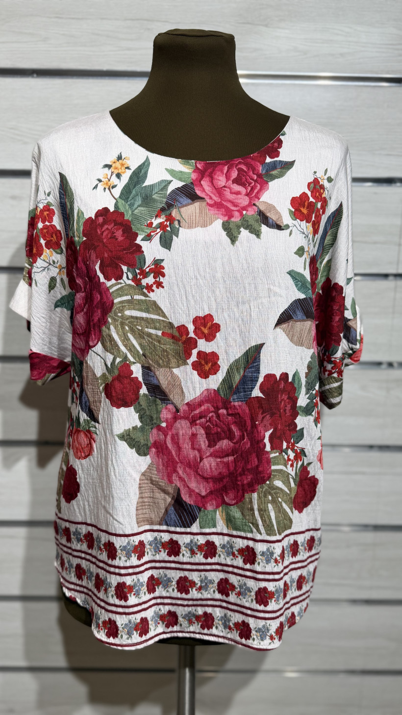 TUNICA FLORAL GIOLLI