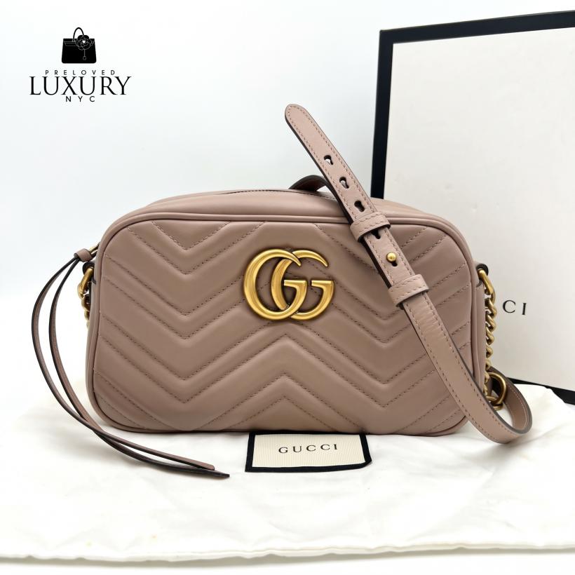 GUCCI GG Marmont Camera Shoulder Bag Small