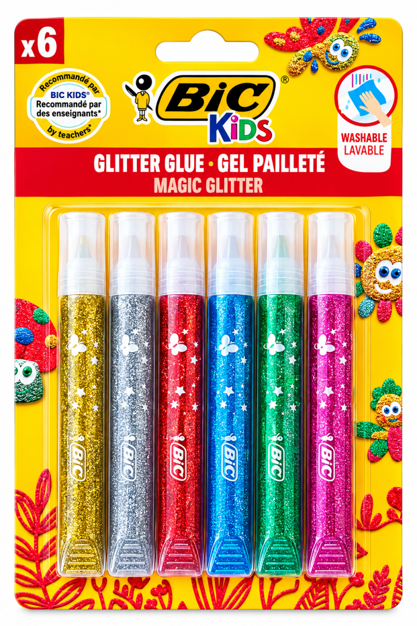 Klej brokatowy w pisaku  BIC 4390