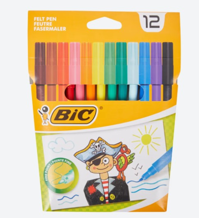 Flamastry 12 kol. BIC  4396