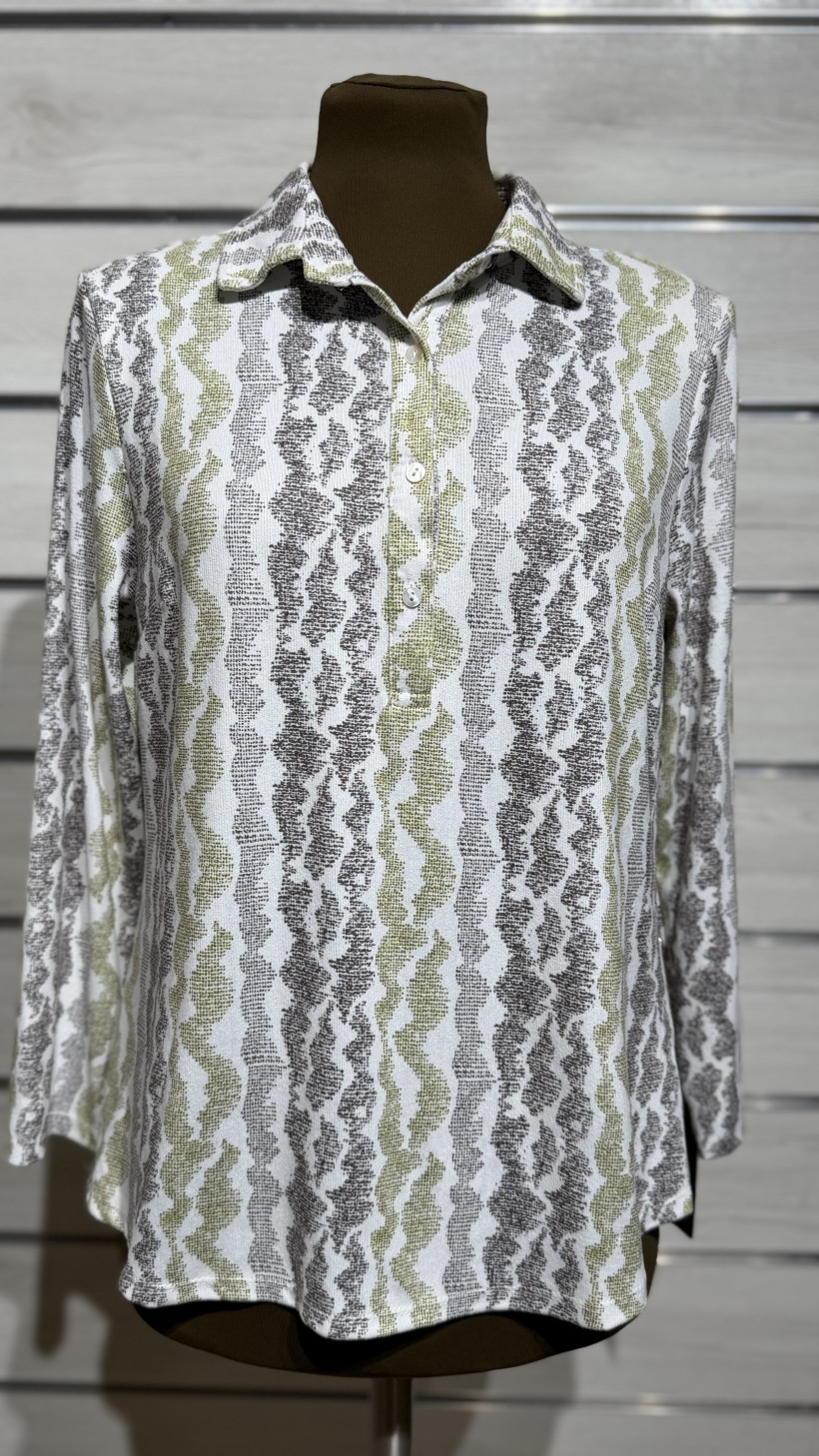 POLO CASUAL CHIC ESTAMPADA