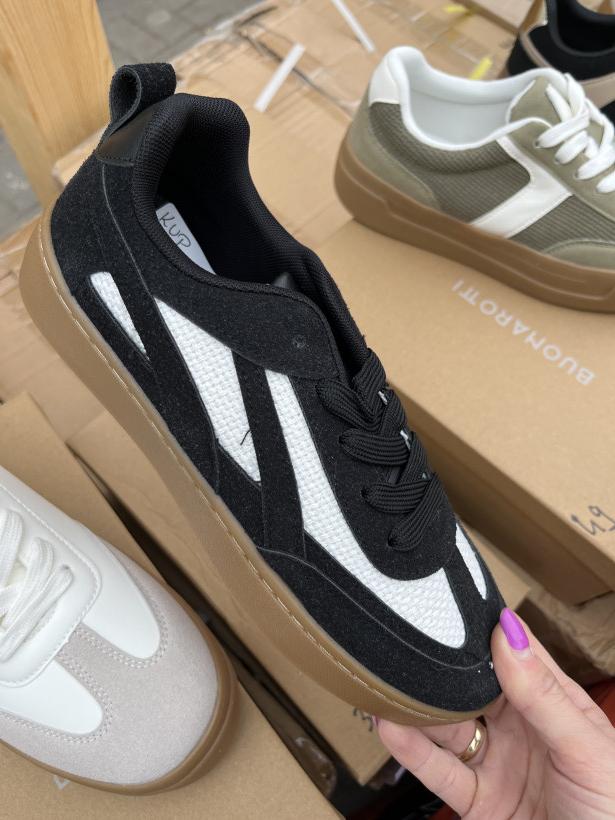 Tani 7 adidas samba czarna z białą siatką Buonarotti  AD-5238 Black