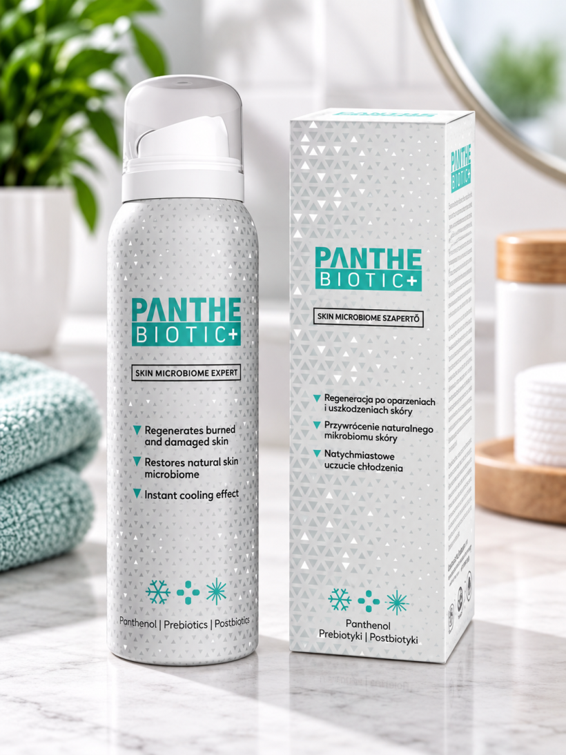 Panthe Biotic+ pianka łagodząca do skóry podrażnionej i suchej 130 g
