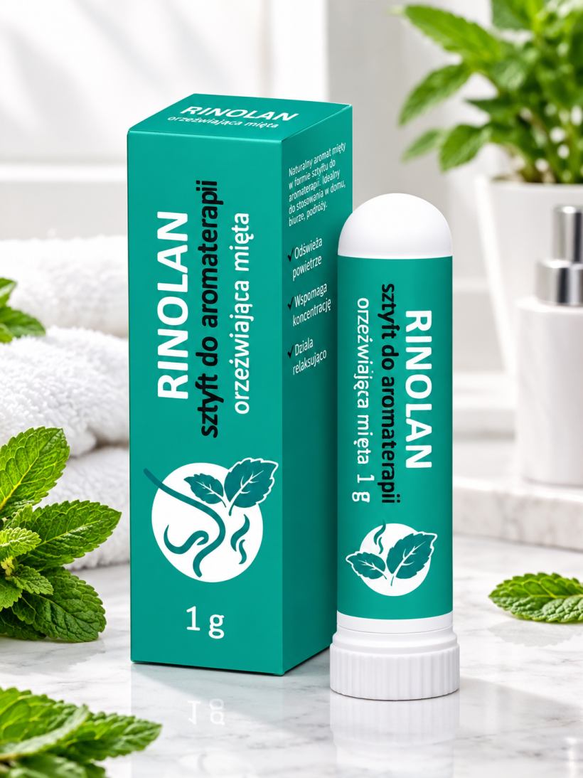 Rinolan sztyft do aromaterapii orzeźwiająca mięta 1 g
