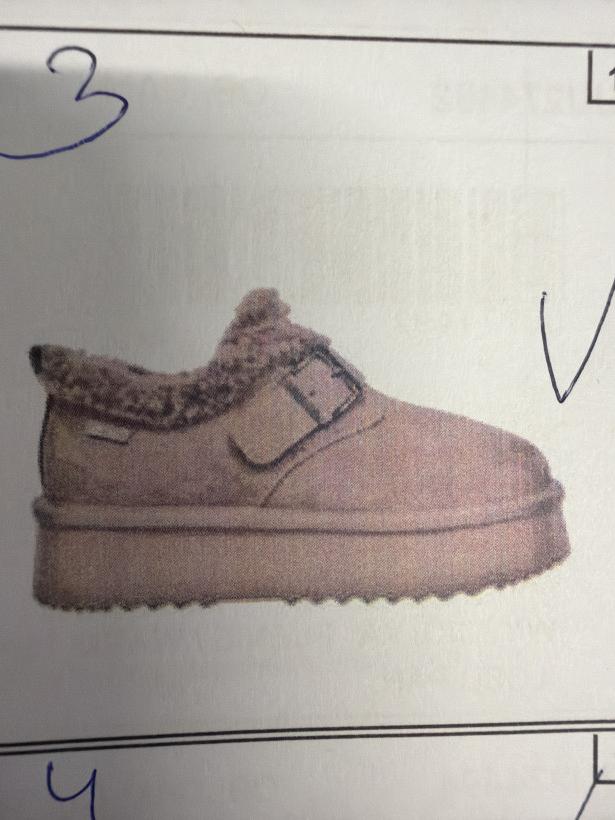Nowy 3 - Big star kolekcja 2026 skora uu274318 bezowy kr5otki ugg futro