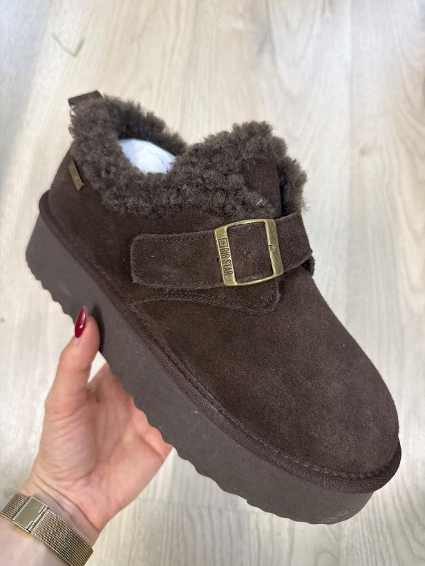 Nowy 4- Big star kolekcja 2026 skora uu274319 krotkie ugg czeko
