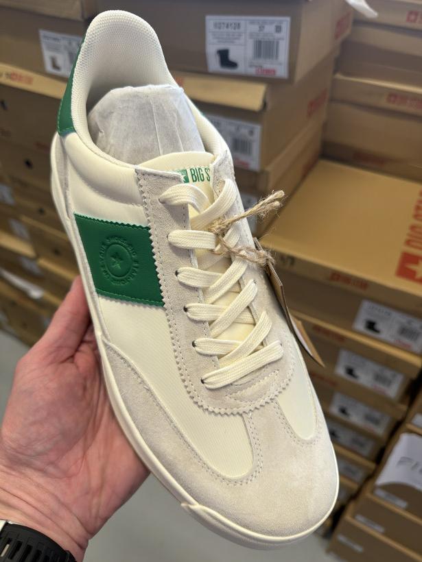 PAN 49 skóra big star beżowo zielony Adidas TT174041