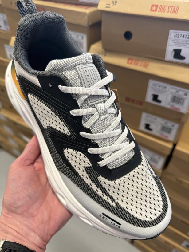 PAN 56 big star szaro czarne Adidas na grubej podeszwie RR174023