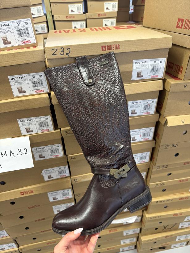 star 94 R274393 kozak czekoladowy rozpina na zamek kolekcja Denim