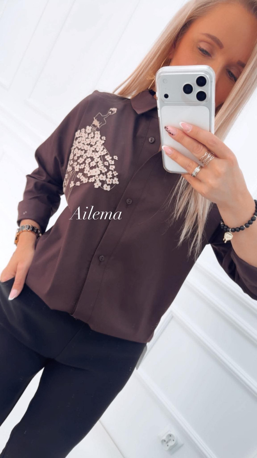 Koszula Manilla kd417 baletnica w kwiatowej sukience