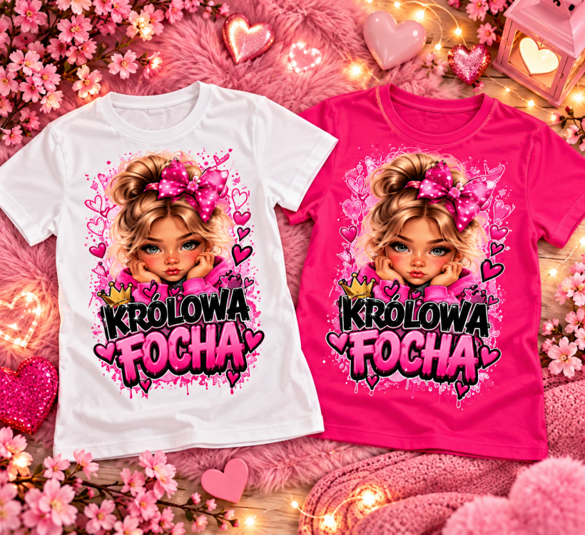 T-shirt DR Królowa Focha biały