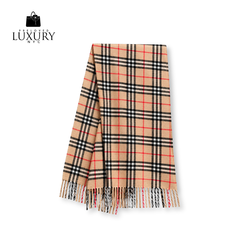 BURBERRY Check Scarf