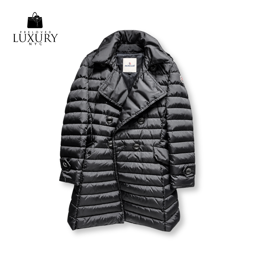 MONCLER Double-Breasted Down Trench Coat #3