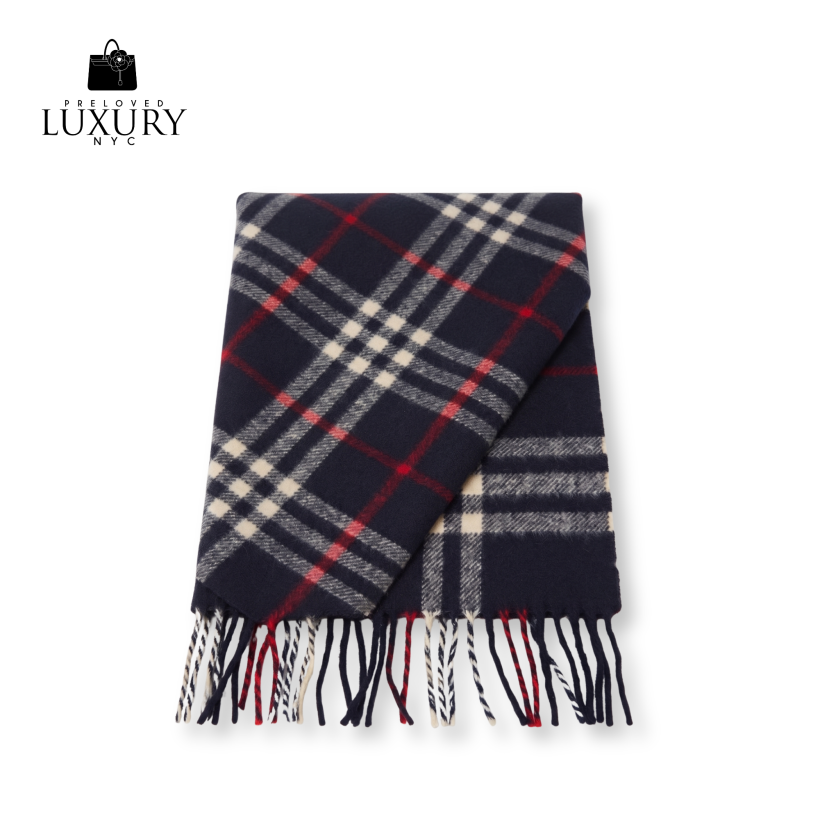 BURBERRY Nova Check Cashmere Scarf