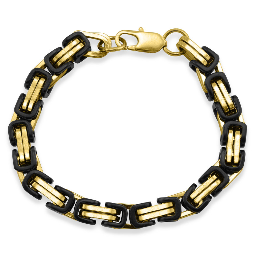 18K GOLD PVD STAINLESS STEEL BIRTHSTONE 7.5