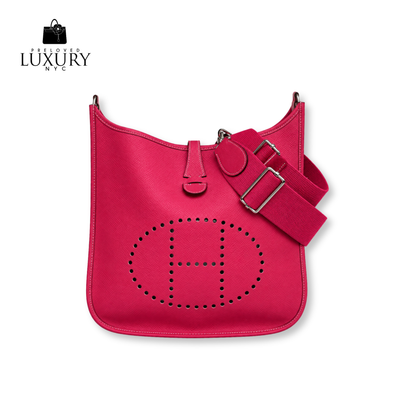 HERMES Evelyne III 29 PM Epsom Shoulder Bag □R Stamp