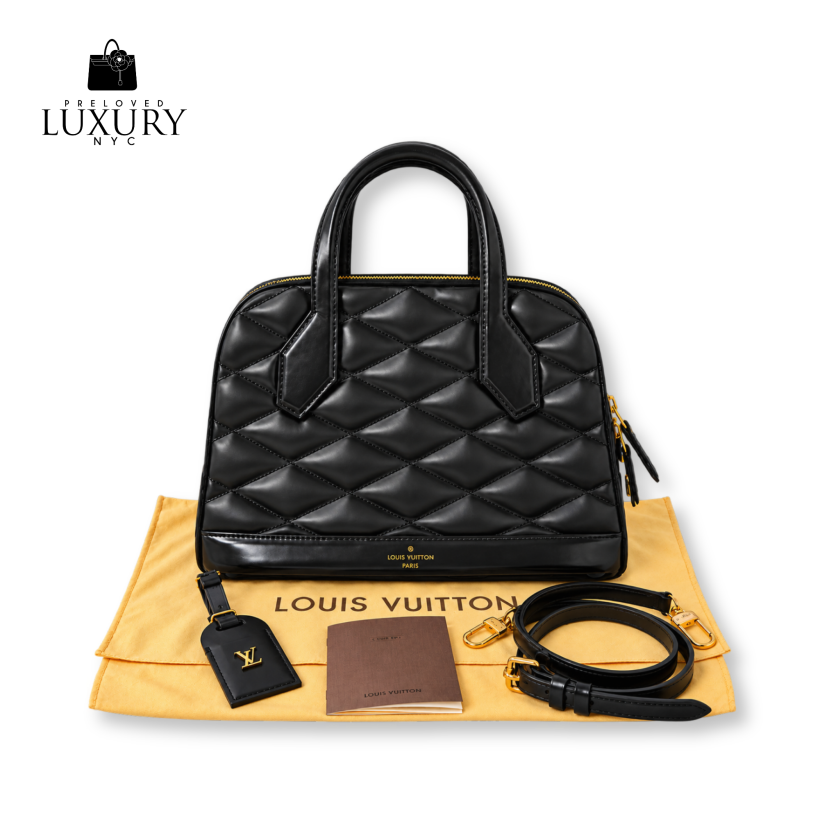 LOUIS VUITTON M50514 Lambskin Malletage Dora PM