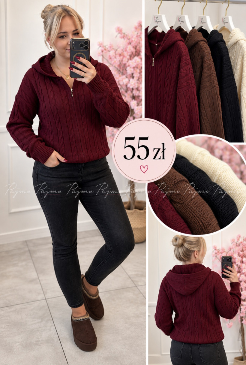 Sweter warkocze 15626