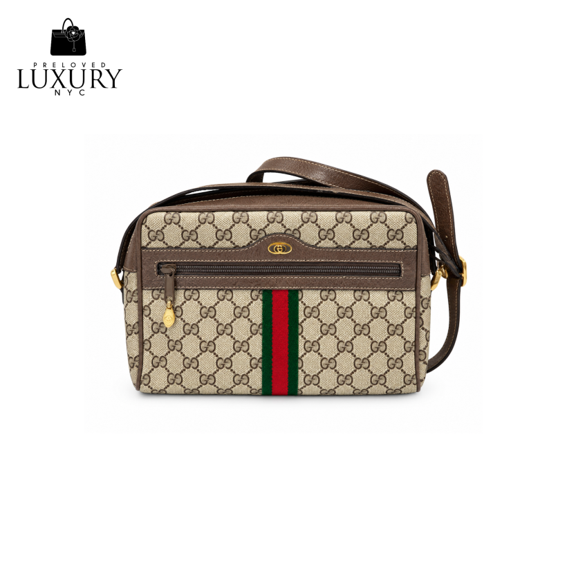 GUCCI Supreme Ophidia Sherry Line Crossbody Bag