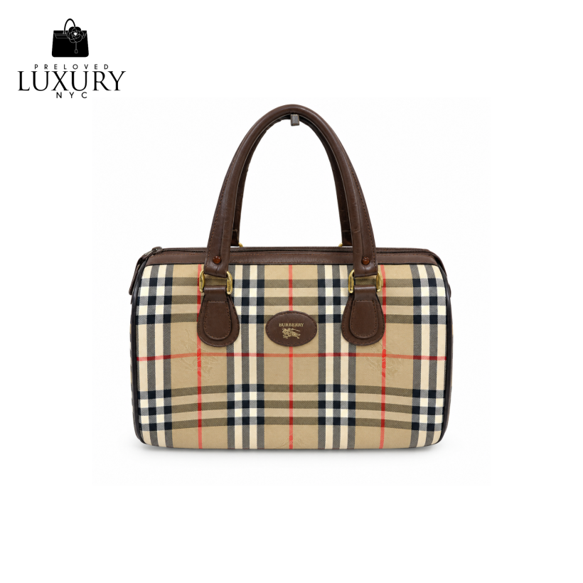 BURBERRY Vintage Boston Bag