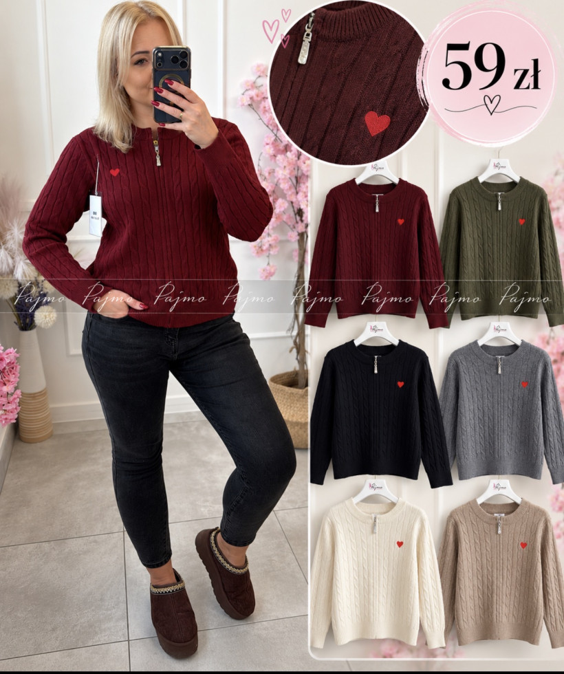 Sweter rozpinany 15671