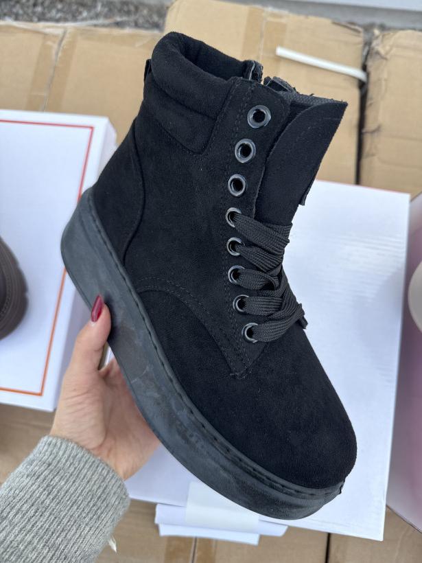 okazja 5 adidas czarny za kostkę na platformie ga8815-3 black