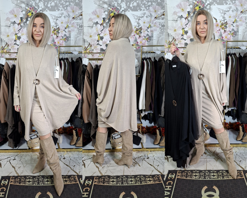 NARZUTA  Z SUKIENKĄ  SWETERKOWA  SEVERNA  96621 RN11  BEAUTY WOMAN  %PROMOCJA DNIA 