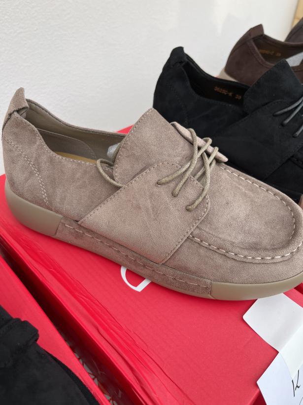 Molo 8 mokasyn bary wiazany bezowy YJG 3625C-KQ khaki